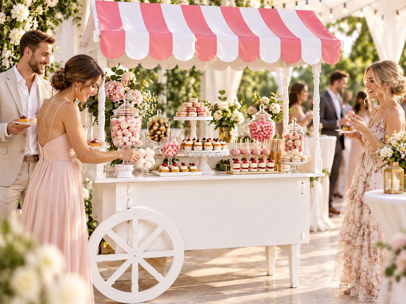 Аренда candy bar тележки — мероприятие