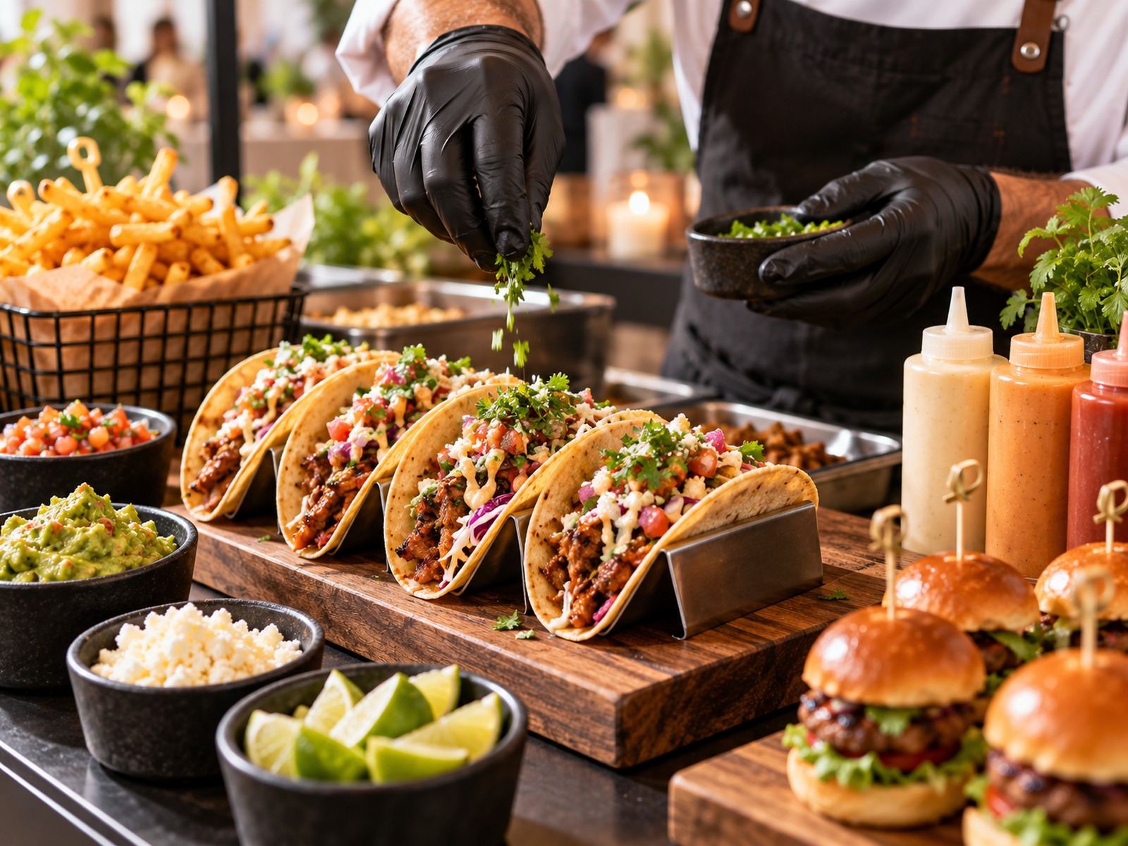 Street food станции — подача